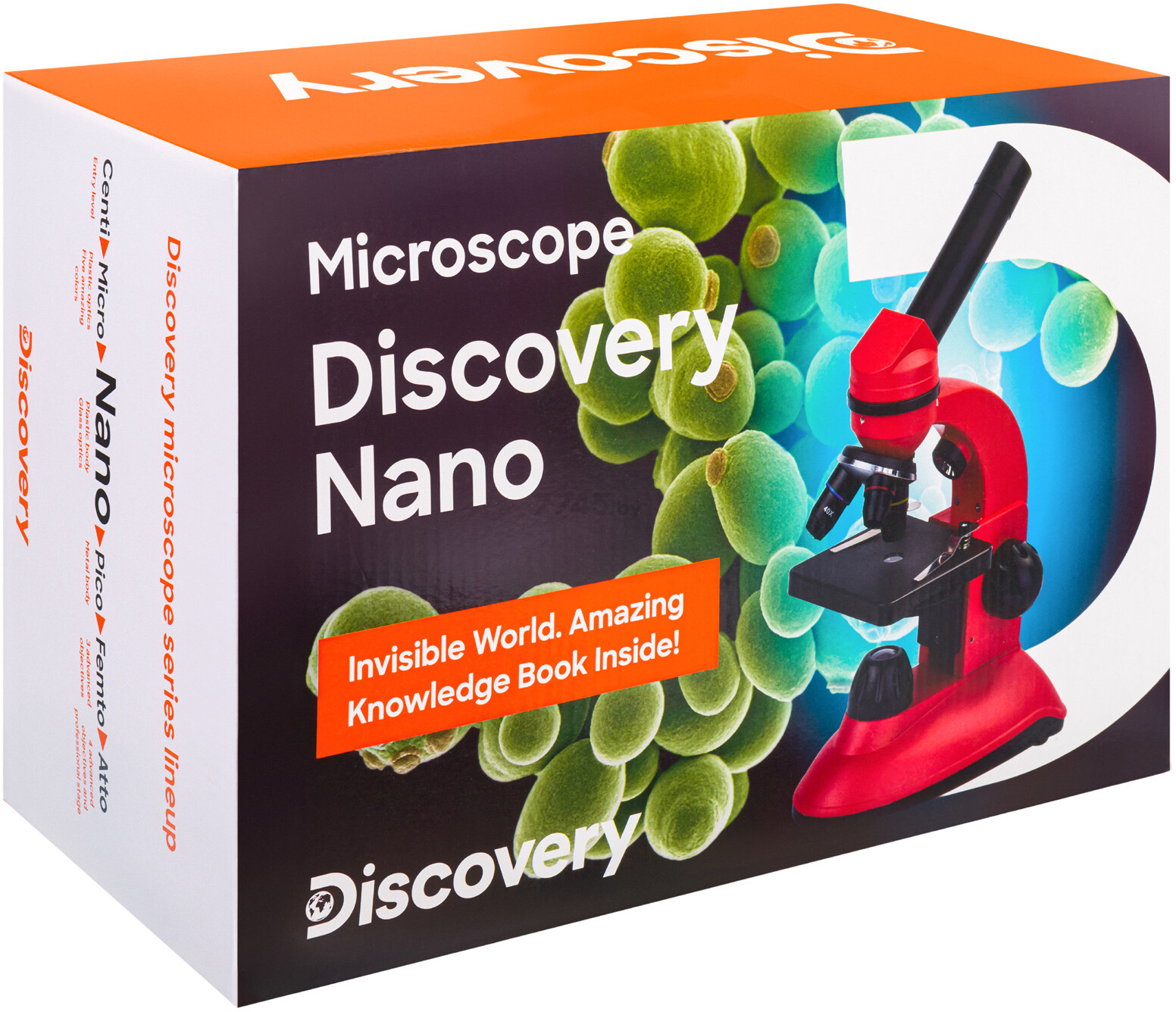 Микроскоп монокулярный LEVENHUK Discovery Nano Gravity с книгой (77959) - Фото 10