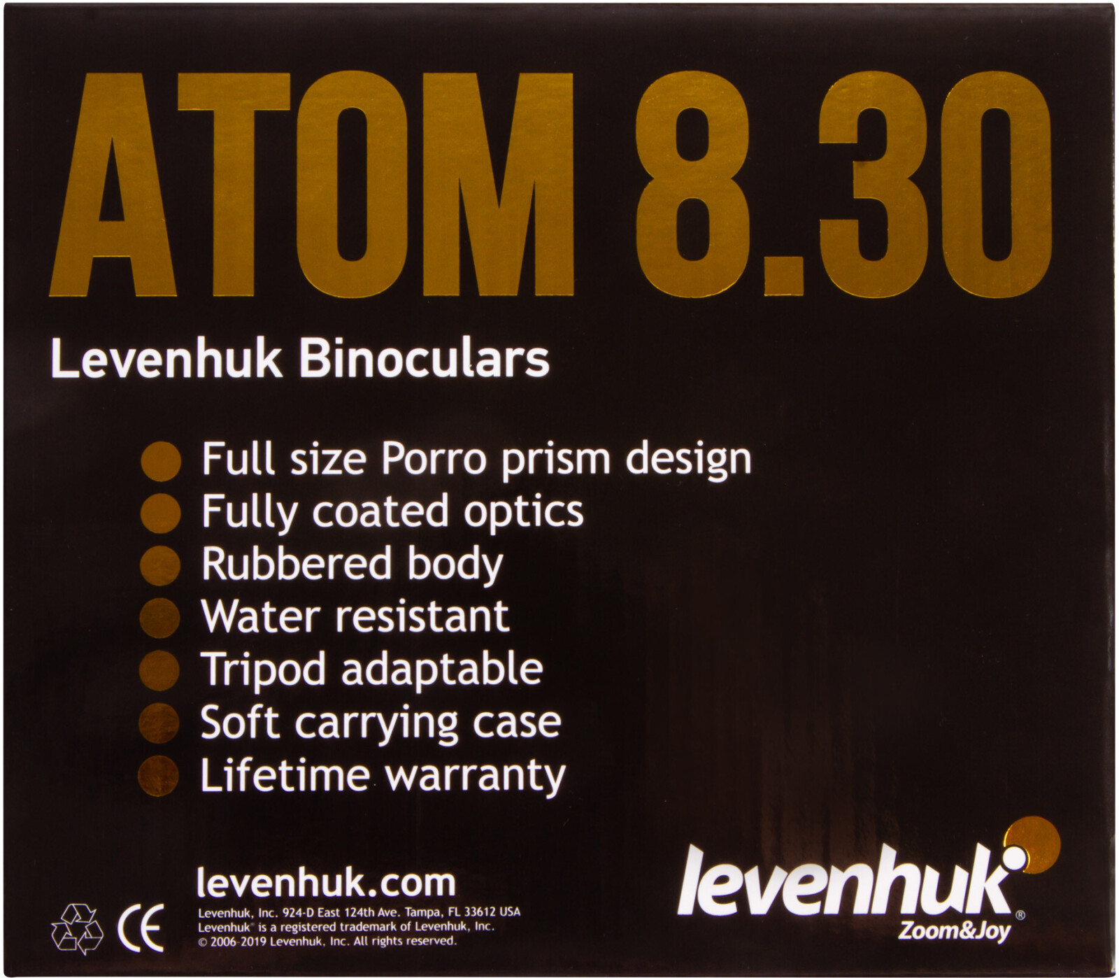 Бинокль LEVENHUK Atom 8x30 (74154) - Фото 15