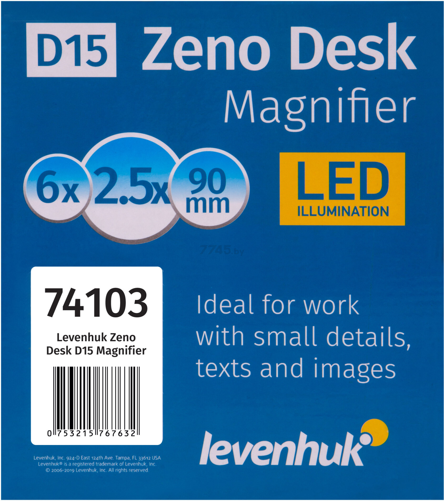 Лупа настольная LEVENHUK Zeno Desk D15 (74103) - Фото 12