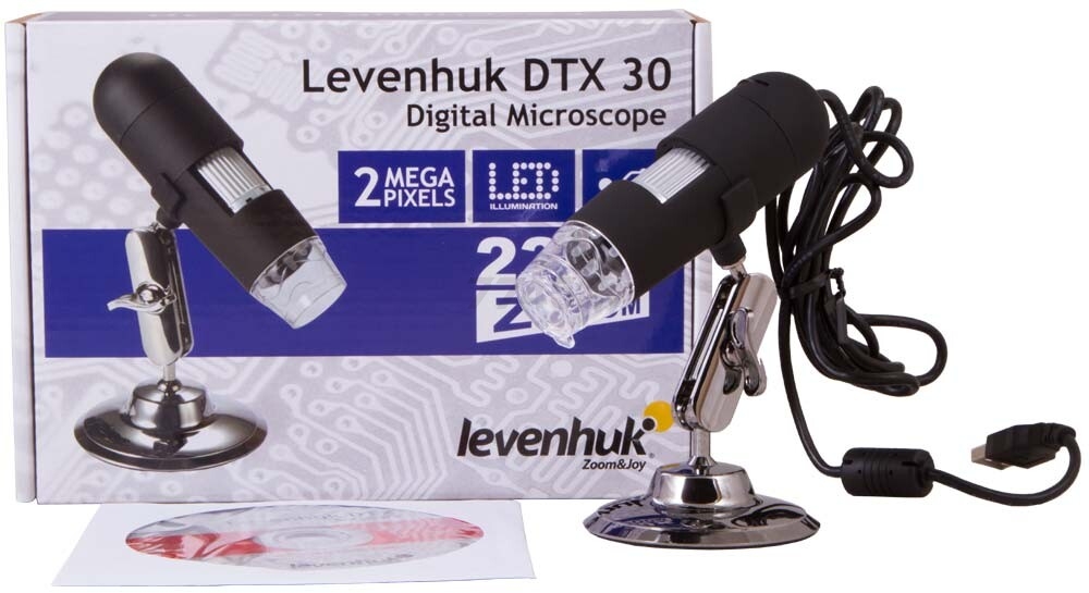 Микроскоп цифровой LEVENHUK DTX 30 (61020) - Фото 2