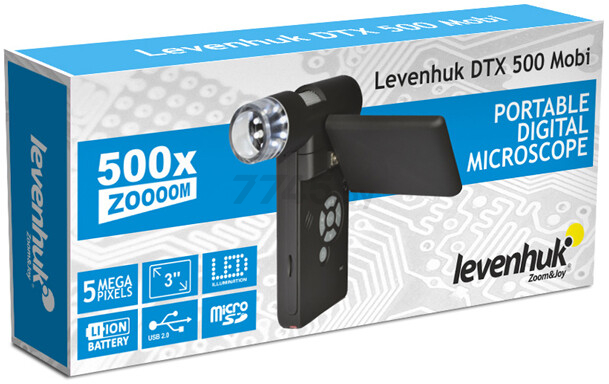 Микроскоп цифровой LEVENHUK DTX 500 Mobi (61023) - Фото 9