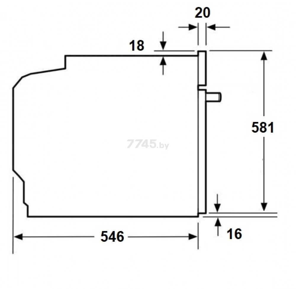 Шкаф духовой электрический SCHTOFF Decor 445 (Decor 445 (белый)) - Фото 4