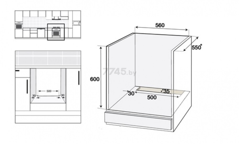 Шкаф духовой электрический SCHTOFF Decor 900 (Decor 900 (черный)) - Фото 8