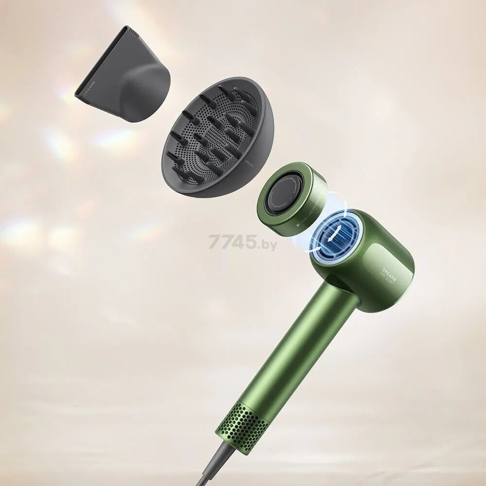 Фен DREAME Hairdryer Glory Master Green (AHD10) - Фото 12