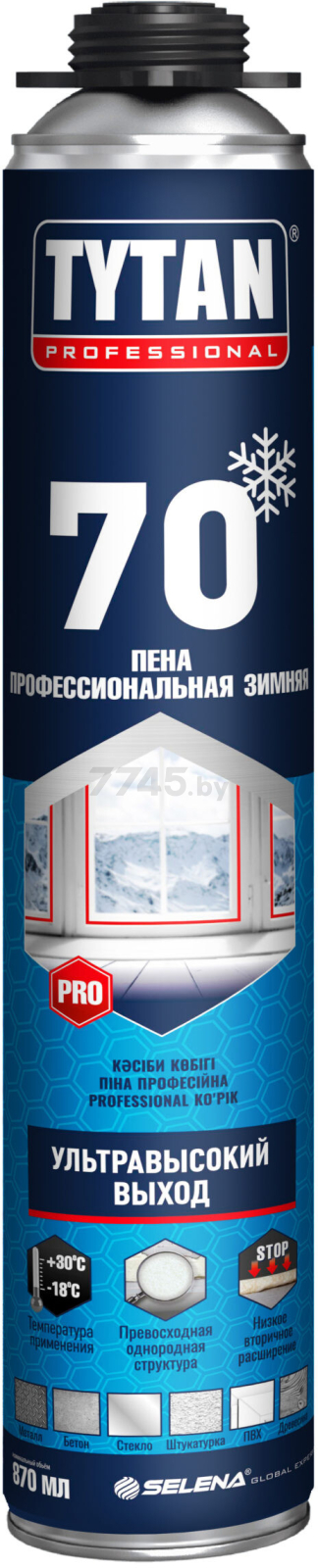 Пена монтажная TYTAN Professional 70 зимняя 870 мл