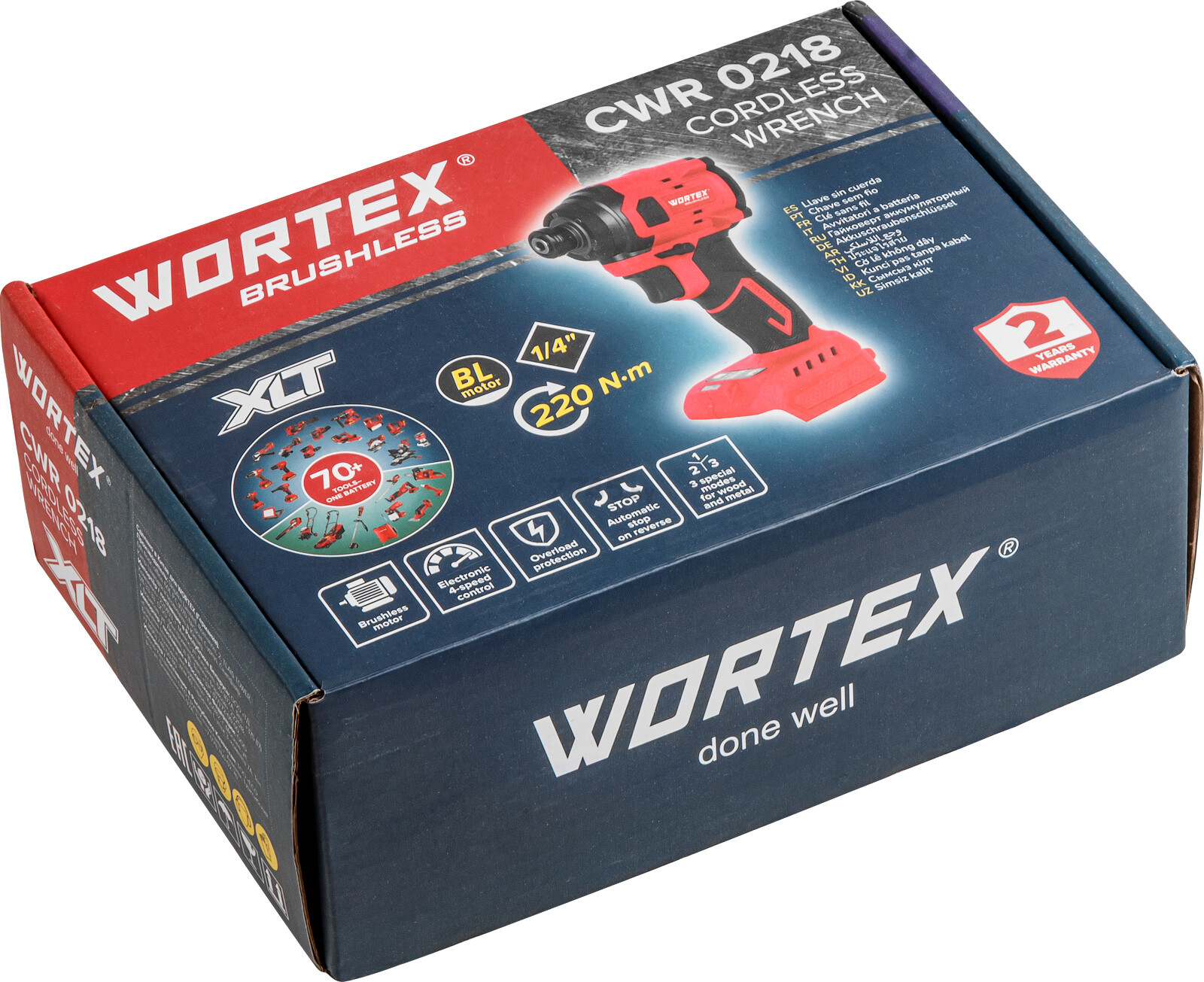 Шуруповерт (винтоверт) ударный аккумуляторный WORTEX CWR 0218 XLT SOLO (1329729) - Фото 6