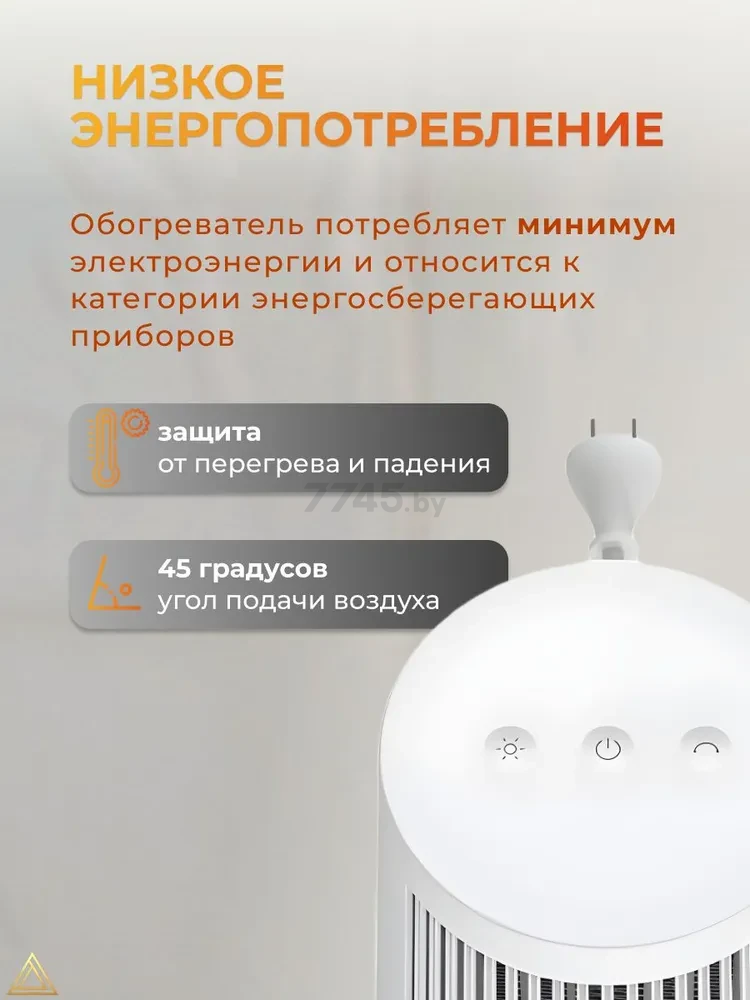 Тепловентилятор XIAOMI Desktop Heater (ZMNFJ01YMEU) - Фото 5