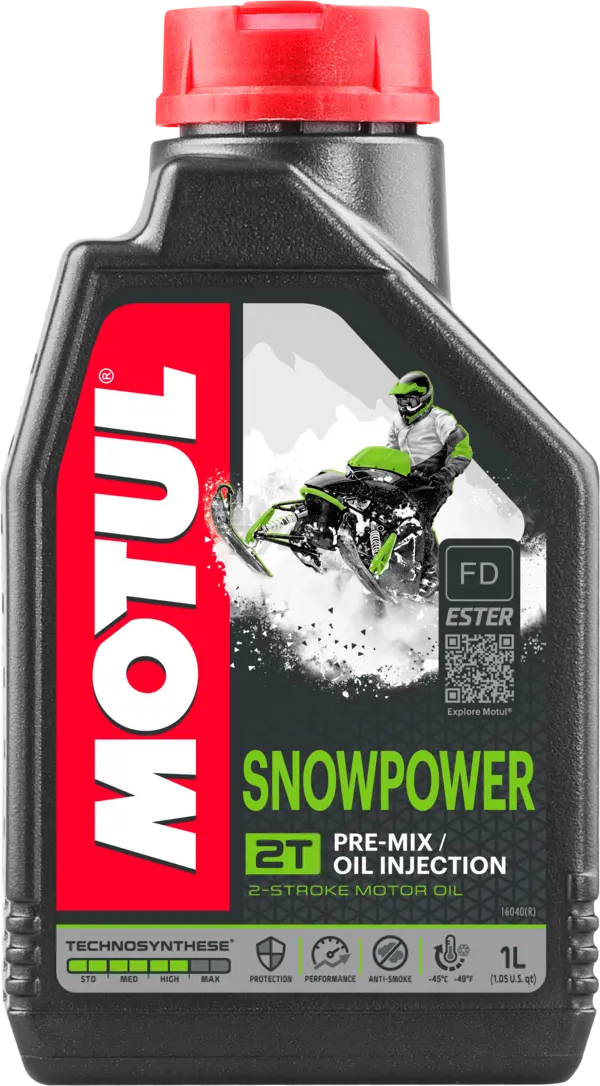 Масло двухтактное синтетическое MOTUL Snowpower 2T EST 1 л (105887)