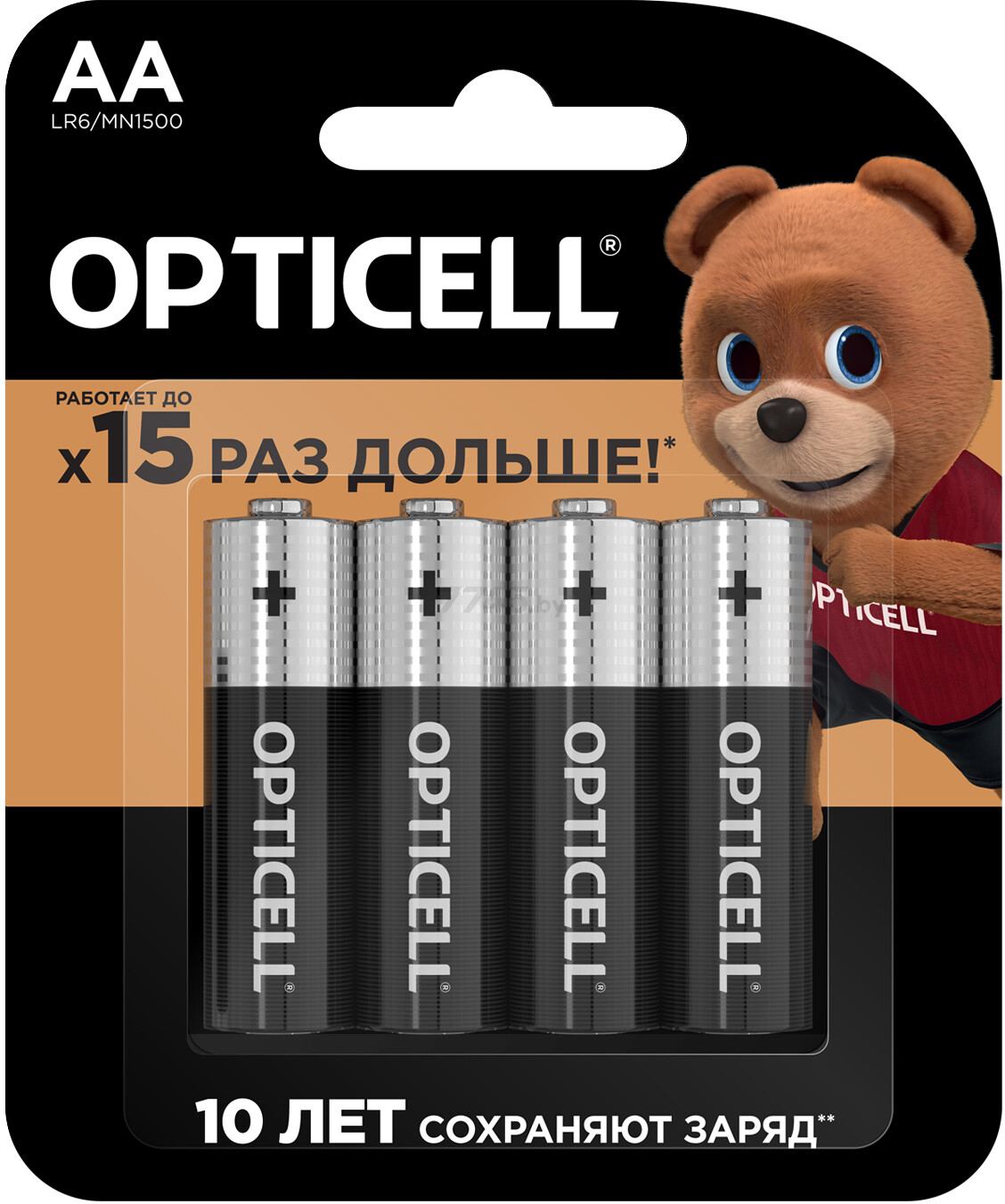 Батарейка AA OPTICELL Basic алкалиновая 4 штук