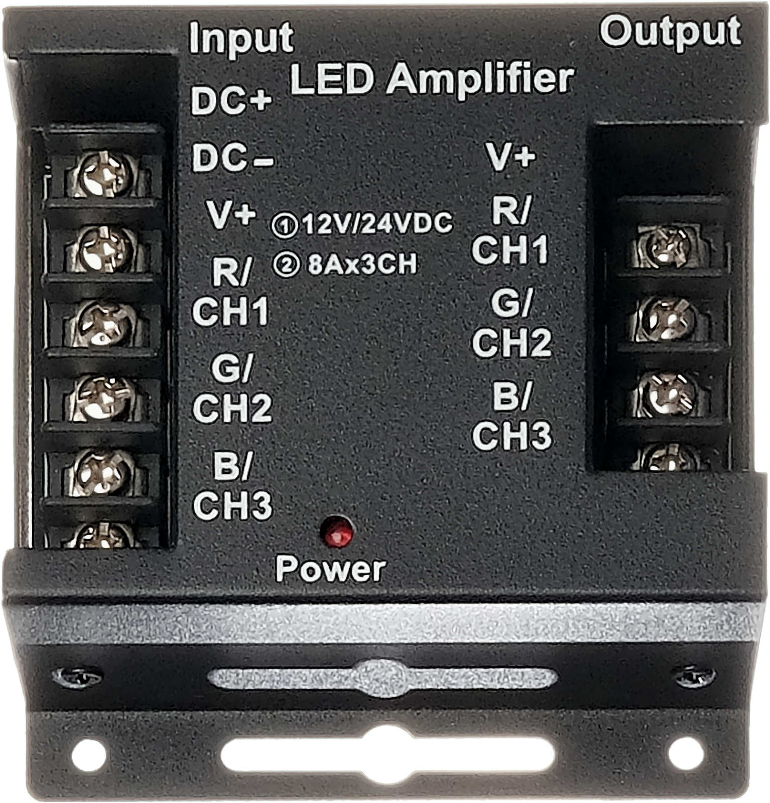 Контроллер (Усилитель мощности) BYLED CNS-AMP-3C8A-BL (12-24v 3CHх8A) (00-00008841)