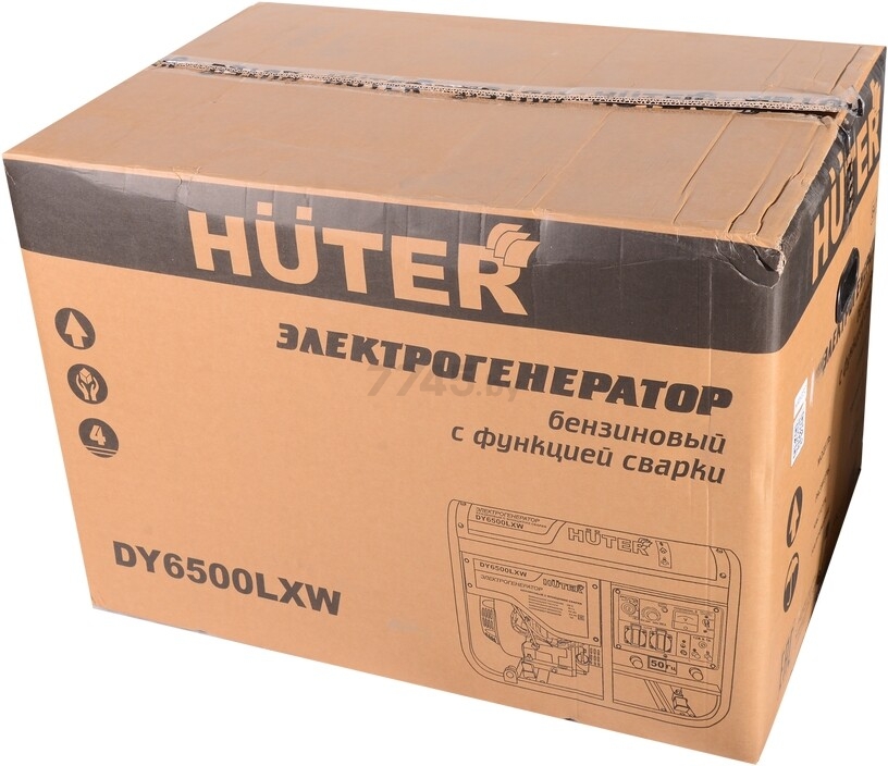 Генератор бензиновый сварочный HUTER DY6500LXW (64/1/18) - Фото 7