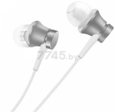 Наушники-гарнитура XIAOMI Mi In-Ear Headphones Basic Silver (ZBW4355TY) - Фото 3