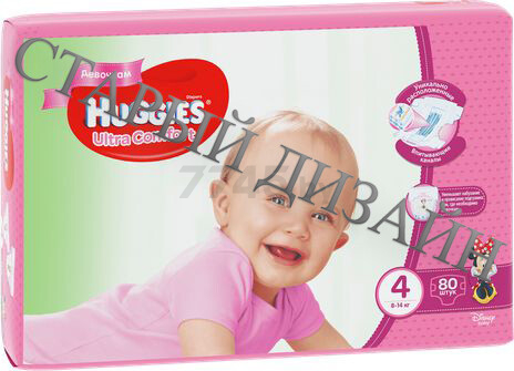 Подгузники HUGGIES Ultra Comfort 4 Maxi 8-14 кг 80 штук (5029053543680) - Фото 5