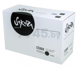 Картридж для принтера SAKURA CE260X черный для HP CP4020 4025 4520 4525 (SACE260X) - Фото 2