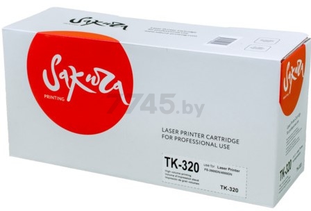 Картридж для принтера SAKURA TK320 черный для Kyocera Mita FS-3900DN 4000DN (SATK320) - Фото 2