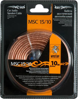 Акустический кабель MYSTERY MSC-15-10