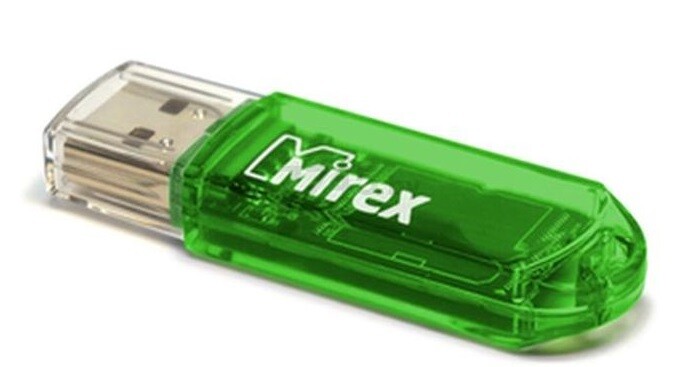 USB-флешка 32 Гб MIREX Elf Green (13600-FMUGRE32) - Фото 2