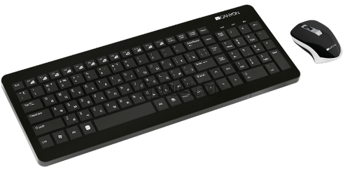Комплект беспроводной клавиатура и мышь CANYON CNS-HSETW3-RU