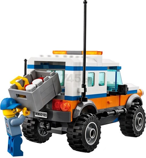 Конструктор LEGO City Внедорожник 4х4 команды быстрого реагирования (60165) - Фото 4