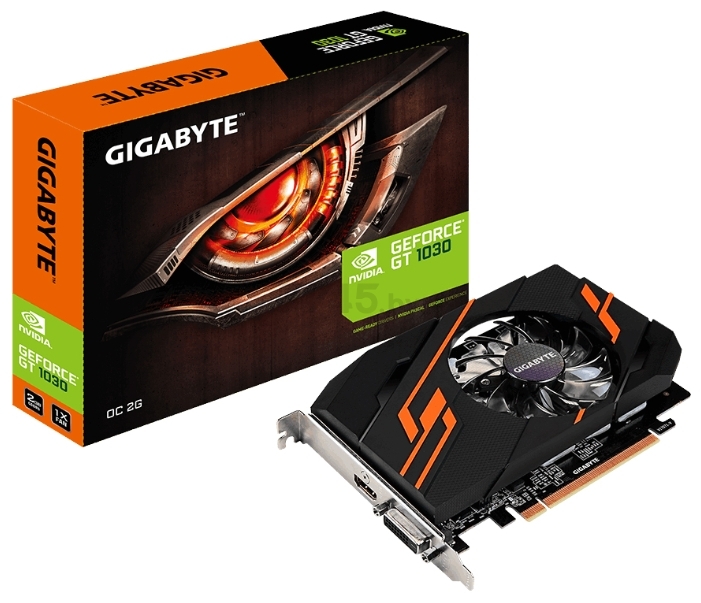 Видеокарта GIGABYTE GeForce GT 1030 OC (2GB GV-N1030OC-2GI) - Фото 4