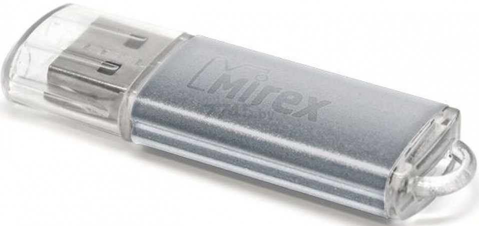 USB-флешка 8 Гб MIREX Unit Silver (13600-FMUUSI08)