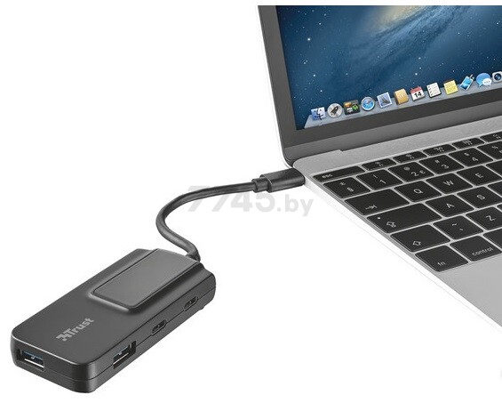 USB-хаб TRUST OILA USB-C 4P 2X2 HUB (21321) - Фото 3