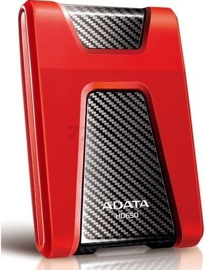 Внешний жесткий диск A-DATA HD650 2TB Red (AHD650-2TU31-CRD) - Фото 4