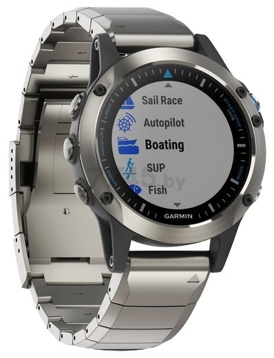 Умные часы GARMIN Quatix 5 Sapphire (серебристый) (010-01688-42) - Фото 3