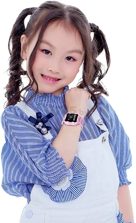 Умные часы детские WONLEX КТ03 розовый - Фото 4