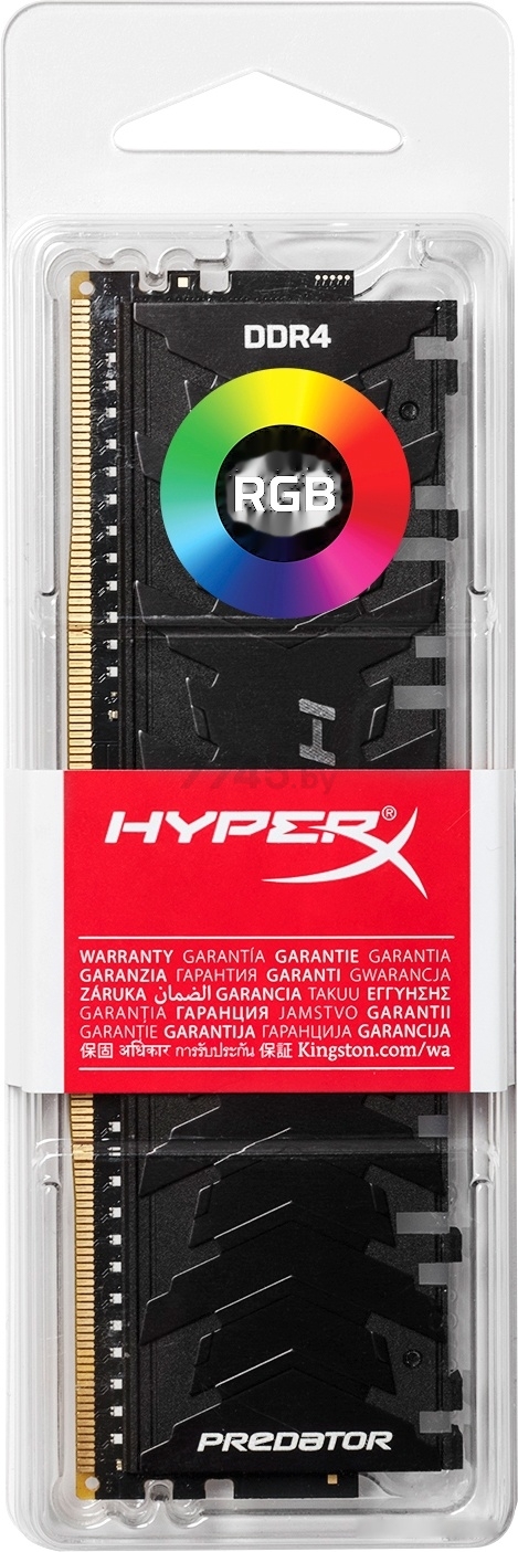 Оперативная память HYPERX Predator RGB 8GB DDR4 PC4-24000 (HX430C15PB3A/8) - Фото 5