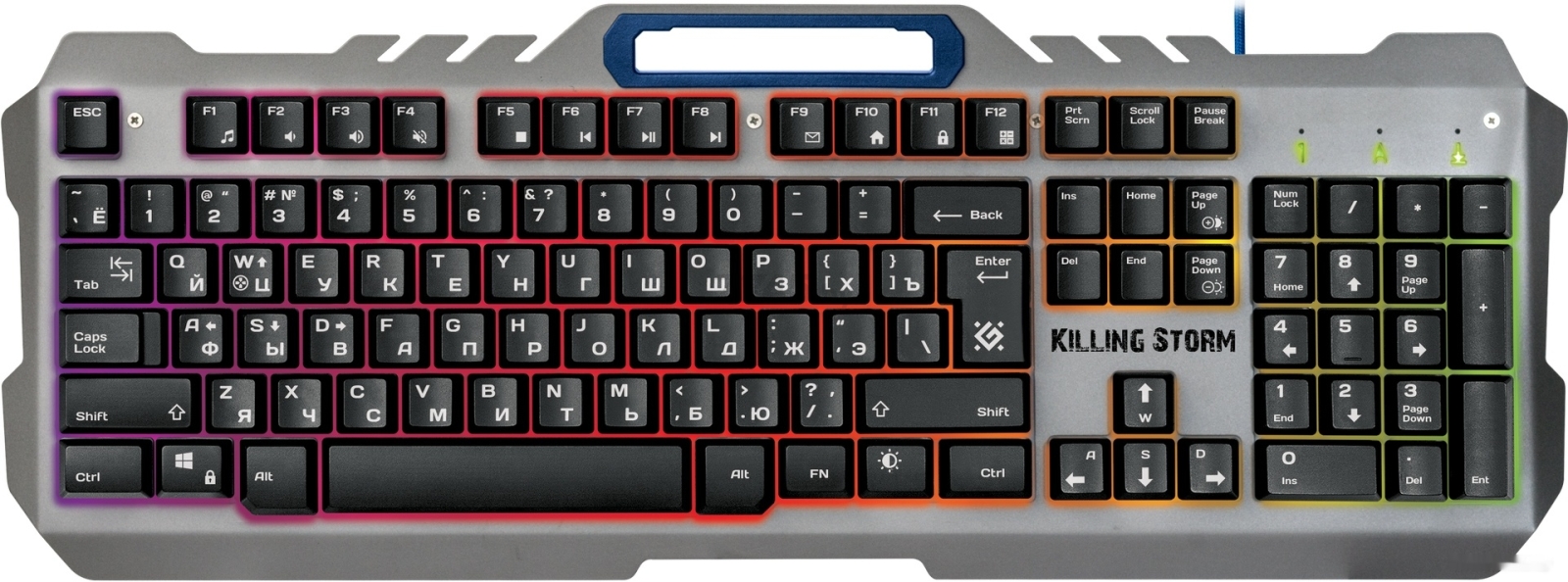 Набор игровой клавиатура и мышь с ковриком DEFENDER Killing Storm MKP-013L RU - Фото 2