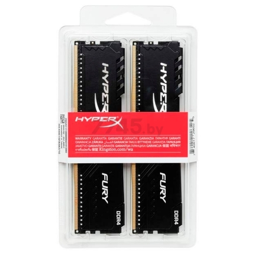 Оперативная память HYPERX Fury 2x8GB DDR4 PC4-24000 (HX430C15FB3K2/16) - Фото 4