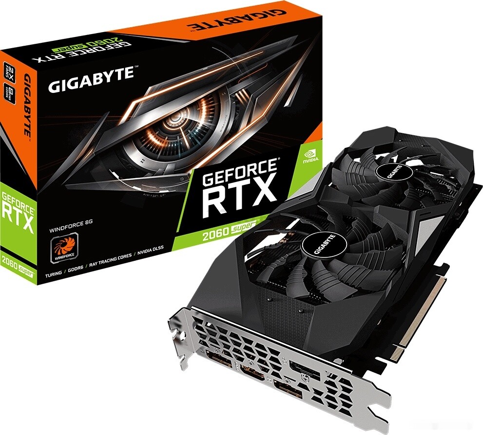 Видеокарта GIGABYTE GeForce RTX 2060 SUPER WindForce 8GB (GDDR6 GV-N206SWF2-8GD) - Фото 7