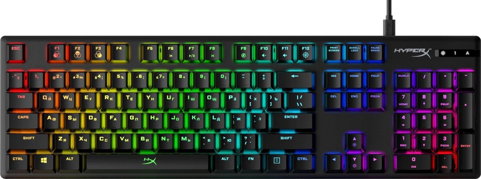Клавиатура игровая механическая HYPERX Alloy Origins (HX-KB6RDX-RU)