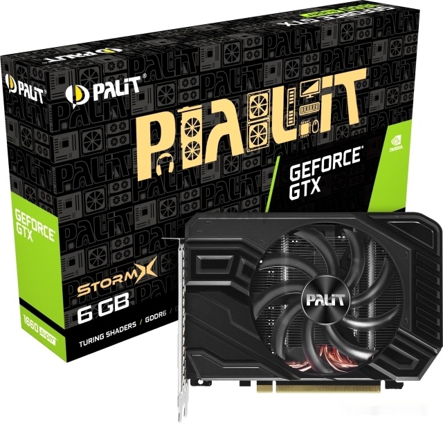 Видеокарта PALIT GeForce GTX 1660 SUPER StormX 6GB GDDR6 (NE6166S018J9-161F) - Фото 8