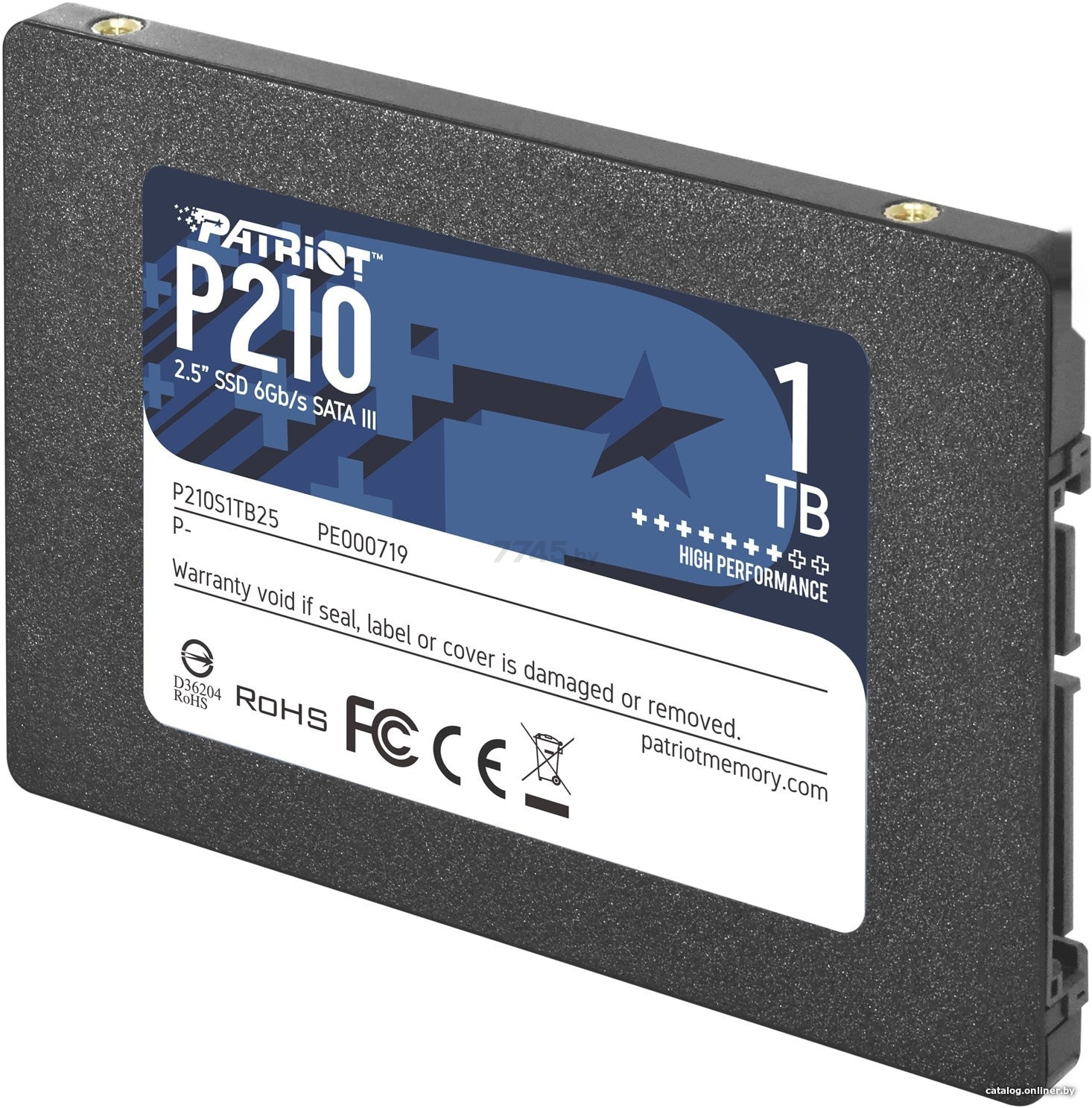 SSD диск Patriot P210 1TB (P210S1TB25) - Фото 2