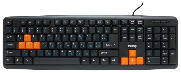 Клавиатура DIALOG KS-020U Black-Orange