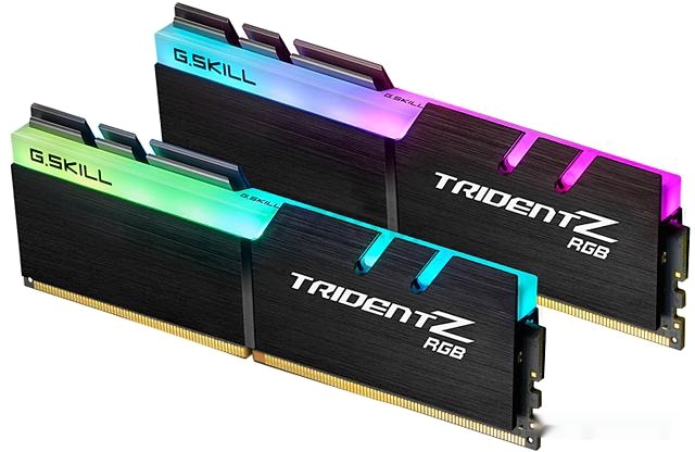 Оперативная память G.SKILL Trident Z RGB 2x16GB DDR4 PC-28800 (F4-3600C18D-32GTZR)