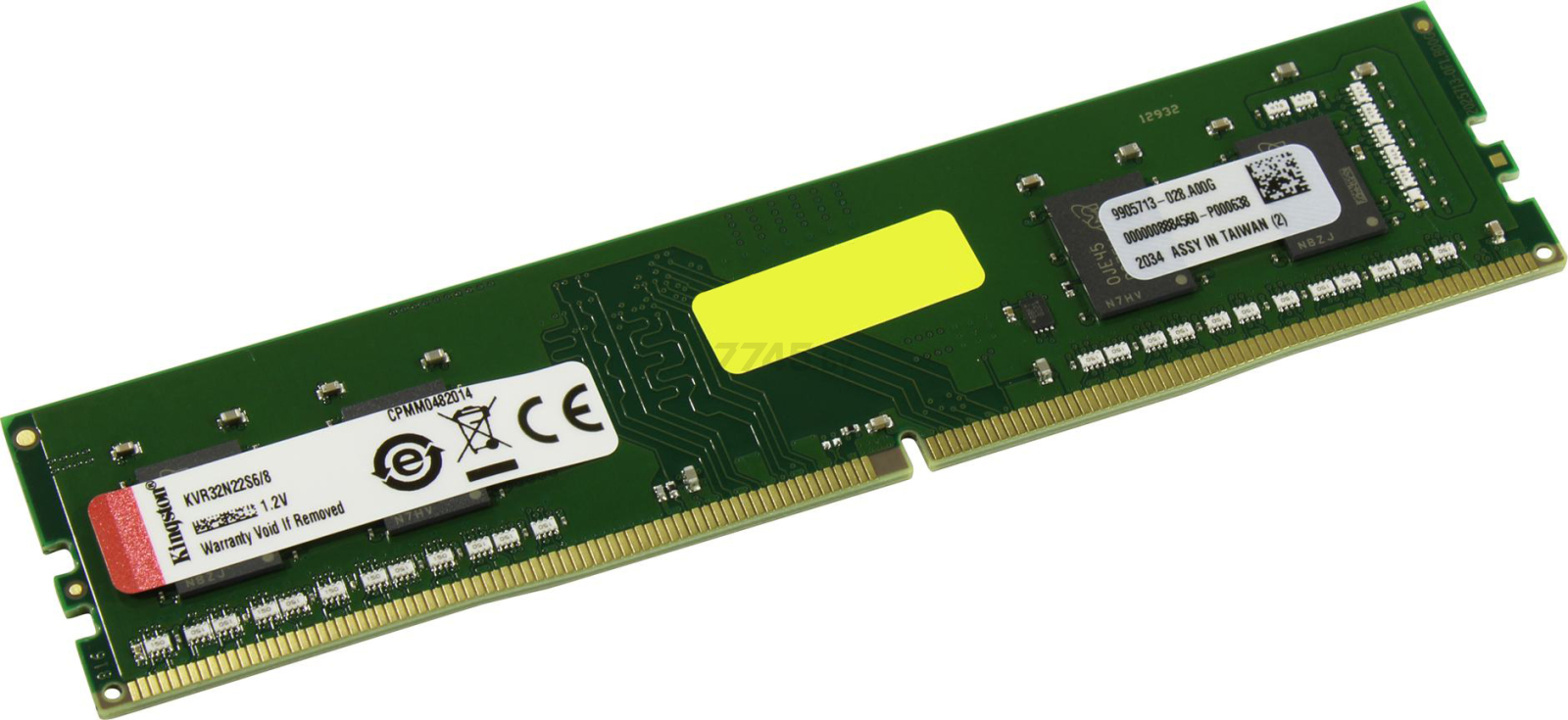 Оперативная память KINGSTON ValueRAM 8GB DDR4 PC4-25600 (KVR32N22S6/8) - Фото 4