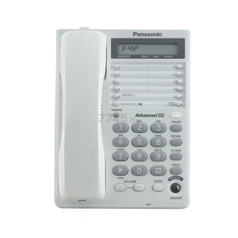 Телефон домашний проводной PANASONIC KX-TS2362RUW