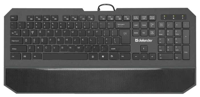 Клавиатура DEFENDER ММ Oscar SM-600 Black (45602)
