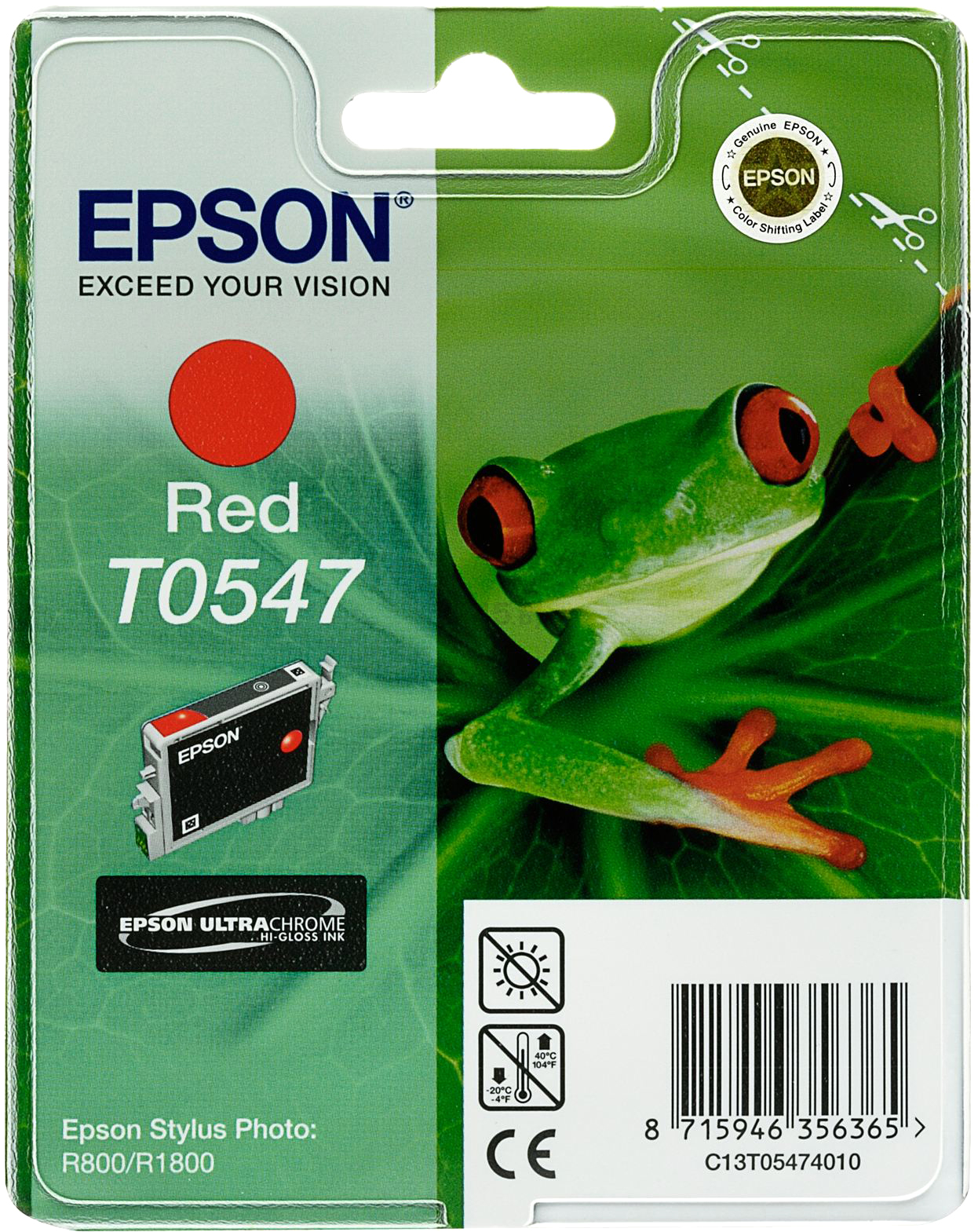 Картридж для принтера струйный EPSON T0547 Red (C13T05474010)