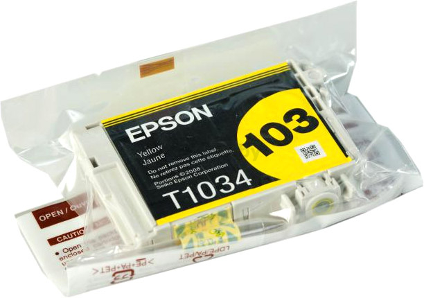 Картридж для принтера струйный EPSON T1034 Yellow (C13T10344A10)