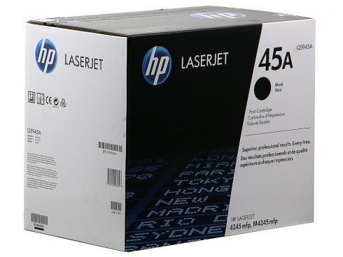 Картридж для принтера лазерный черный HP 45A (Q5945A)