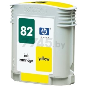 Картридж для принтера струйный HP 82 желтый (C4913A) - Фото 2