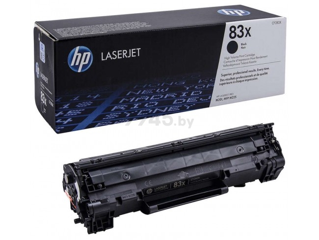 Картридж для принтера лазерный HP 83X черный (CF283X)