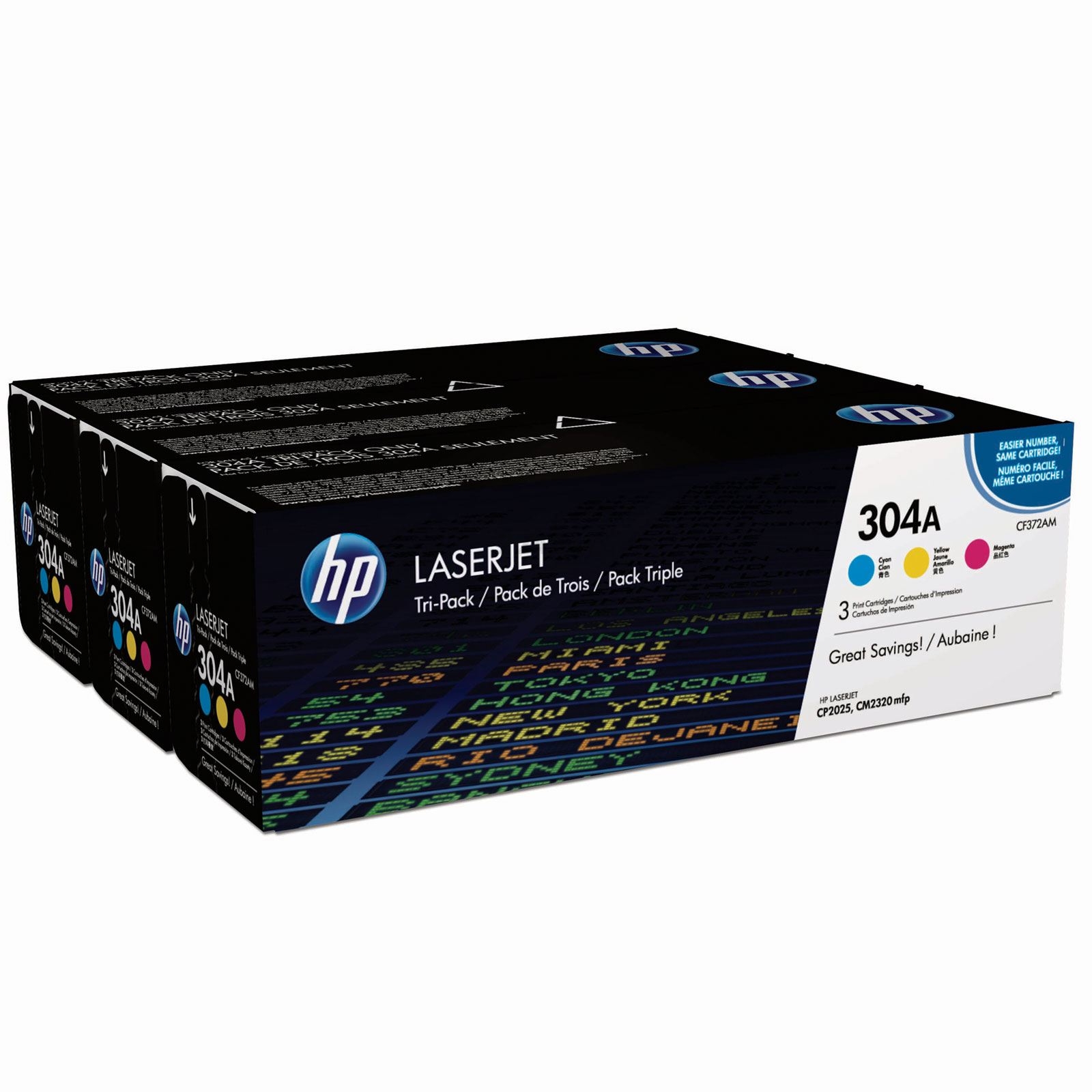 Картридж для принтера лазерный голубой HP 304A (CC531A)