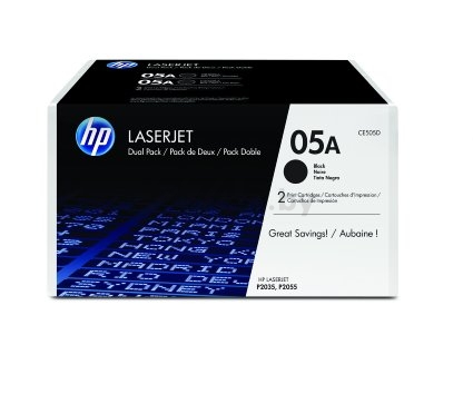 Картридж для принтера лазерный черный HP 05A (CE505D)