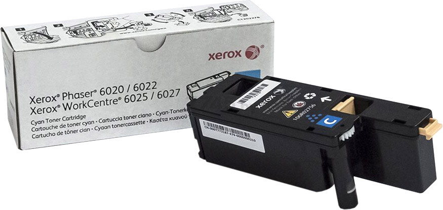 Картридж для принтера XEROX голубой для P6020BI P6022NI WC6025BI WC6027NI (106R02760)