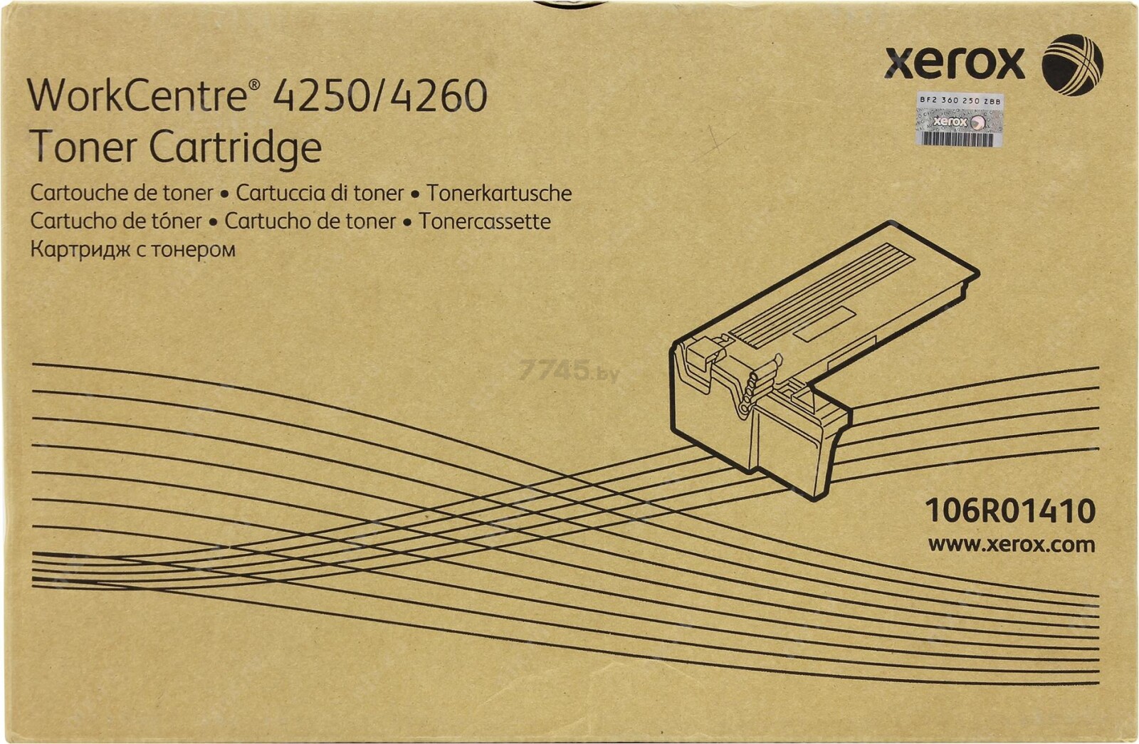Картридж для принтера XEROX черный для WC4250 WC4260 (106R01410) - Фото 2